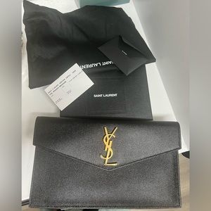 YSL pouch black